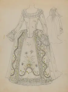 Dress, c. 1936. Creator: Jessie M. Benge