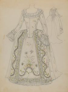 Dress, c. 1936. Creator: Jessie M. Benge