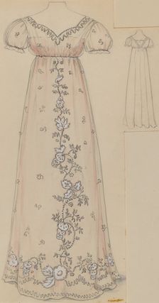 Dress, c. 1936. Creator: Jessie M. Benge