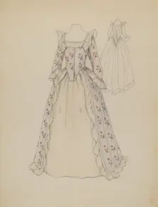 Dress, c. 1936. Creator: Jessie M. Benge