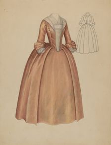 Dress, c. 1936. Creator: Jessie M. Benge