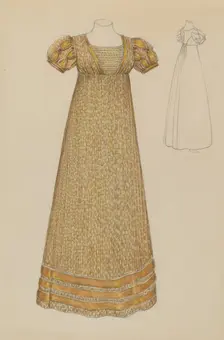 Dress, c. 1936. Creator: Jessie M. Benge