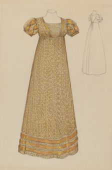 Dress, c. 1936. Creator: Jessie M. Benge