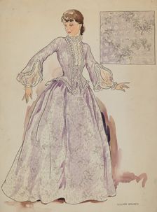 Dress, c. 1936. Creator: Lillian Causey