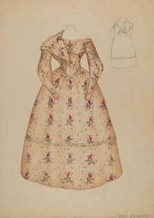 Dress, c. 1936. Creator: Mae Szilvasy