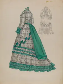 Dress, c. 1936. Creator: Margaret Concha
