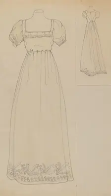Dress, c. 1936. Creator: Margaret Concha