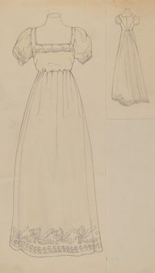 Dress, c. 1936. Creator: Margaret Concha