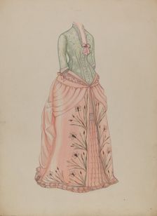 Dress, c. 1936. Creator: Marie Mitchell