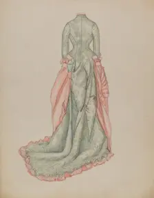 Dress, c. 1936. Creator: Marie Mitchell