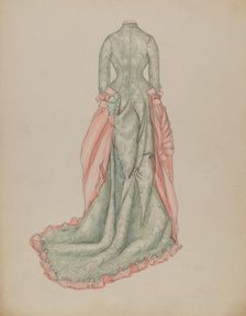 Dress, c. 1936. Creator: Marie Mitchell