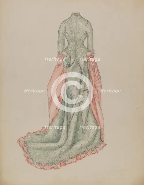Dress, c. 1936. Creator: Marie Mitchell.