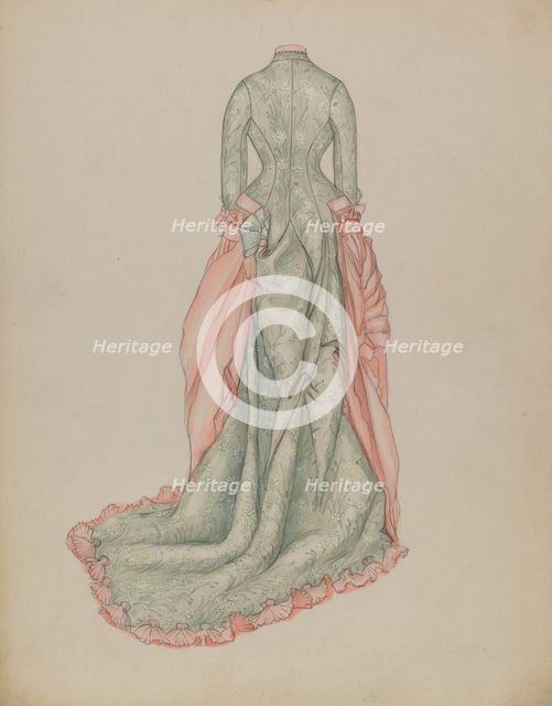 Dress, c. 1936. Creator: Marie Mitchell.