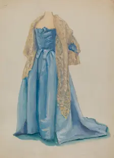 Dress, c. 1936. Creator: Marie Mitchell