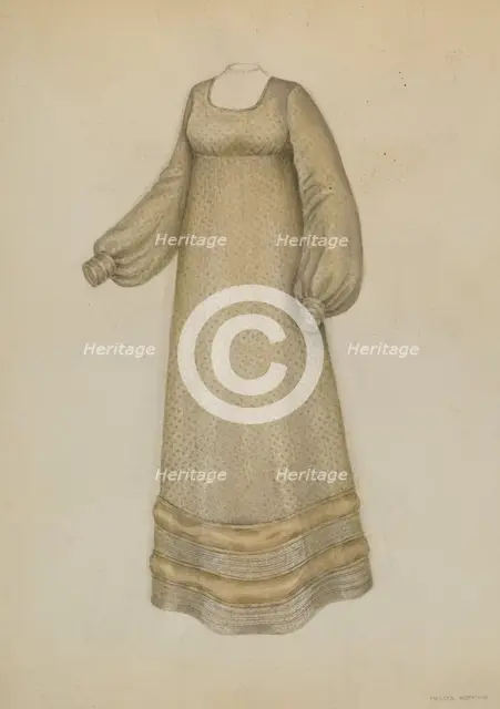 Dress, c. 1936. Creator: Melita Hofmann.