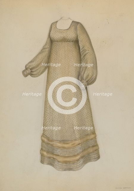 Dress, c. 1936. Creator: Melita Hofmann.
