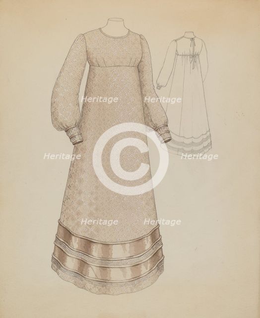 Dress, c. 1936. Creator: Melita Hofmann.