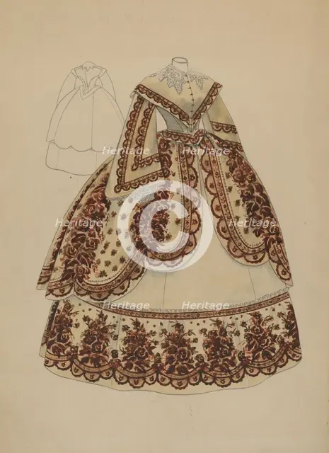 Dress, c. 1936. Creator: Melita Hofmann.