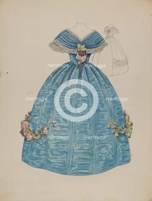 Dress, c. 1936. Creator: Melita Hofmann.