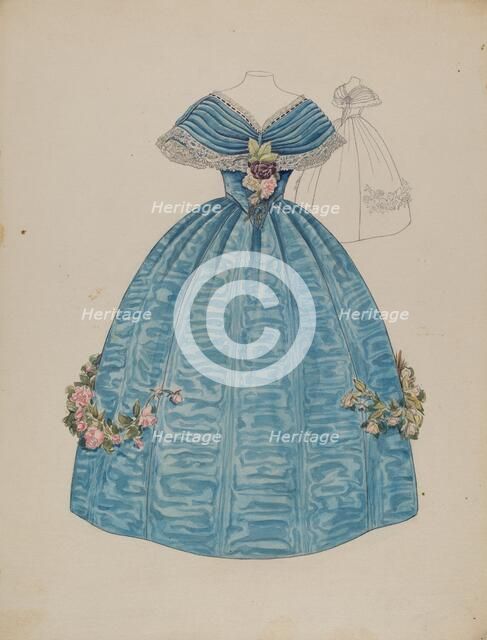 Dress, c. 1936. Creator: Melita Hofmann.