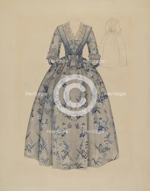 Dress, c. 1936. Creator: Melita Hofmann.