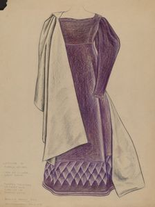 Dress, c. 1936. Creator: Melita Hofmann