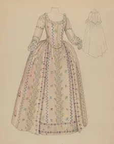 Dress, c. 1936. Creator: Nancy Crimi