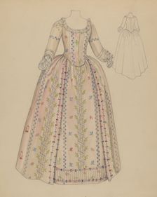 Dress, c. 1936. Creator: Nancy Crimi