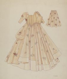 Dress, c. 1936. Creator: Syrena Swanson