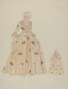 Dress, c. 1936. Creator: Syrena Swanson