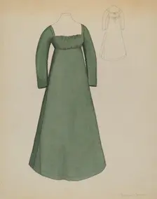 Dress, c. 1936. Creator: Roberta Spicer