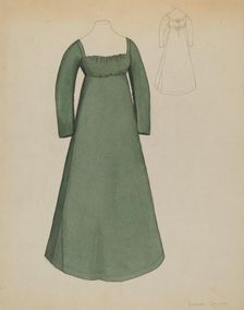 Dress, c. 1936. Creator: Roberta Spicer