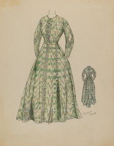 Dress, c. 1936. Creator: Rosalia Lane
