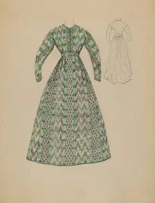 Dress, c. 1936. Creator: Rosalia Lane