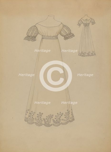 Dress, c. 1936. Creator: Rosalia Lane.