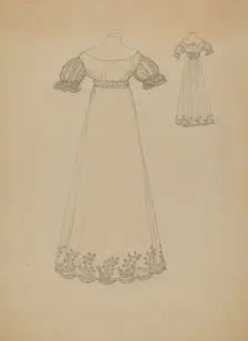Dress, c. 1936. Creator: Rosalia Lane