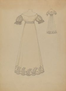 Dress, c. 1936. Creator: Rosalia Lane