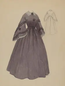 Dress, c. 1936. Creator: Virginia Berge