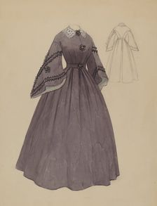 Dress, c. 1936. Creator: Virginia Berge