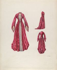 Dress, c. 1937. Creator: Al Curry