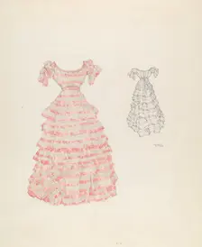 Dress, c. 1937. Creator: Arelia Arbo