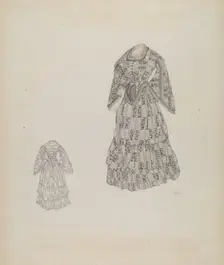 Dress, c. 1937. Creator: Arelia Arbo
