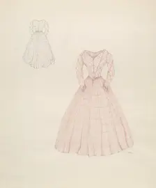 Dress, c. 1937. Creator: Arelia Arbo
