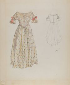 Dress, c. 1937. Creator: Arelia Arbo