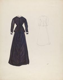 Dress, c. 1937. Creator: Arelia Arbo