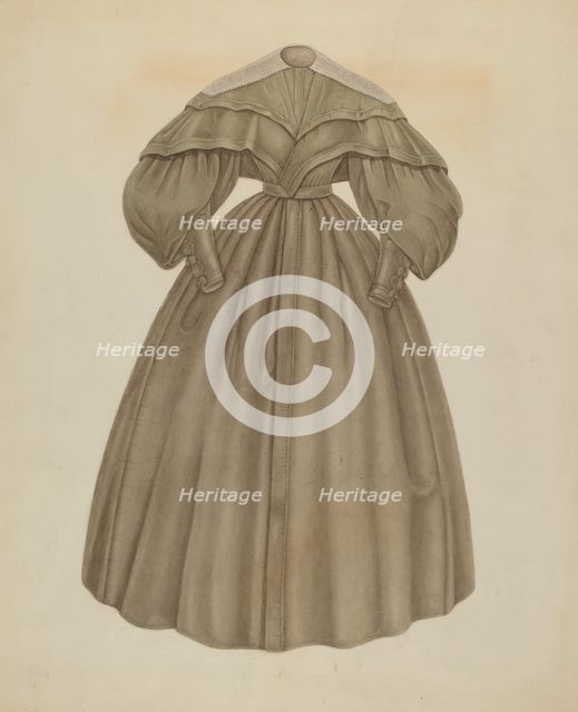 Dress, c. 1937. Creator: Gertrude Lemberg.