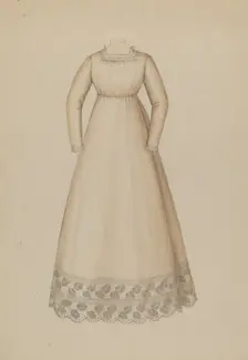 Dress, c. 1937. Creator: Gladys Cook