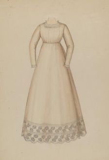 Dress, c. 1937. Creator: Gladys Cook