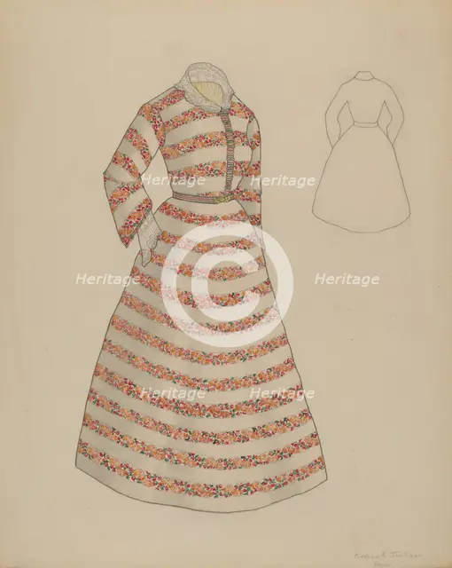 Dress, c. 1937. Creator: Frederick Jackson.