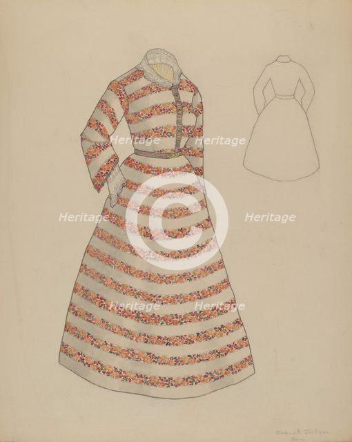 Dress, c. 1937. Creator: Frederick Jackson.